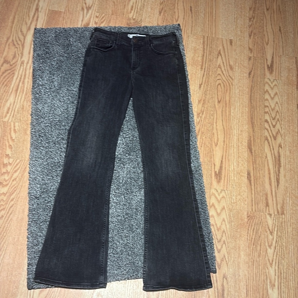 Hollister black boot cut jeans.